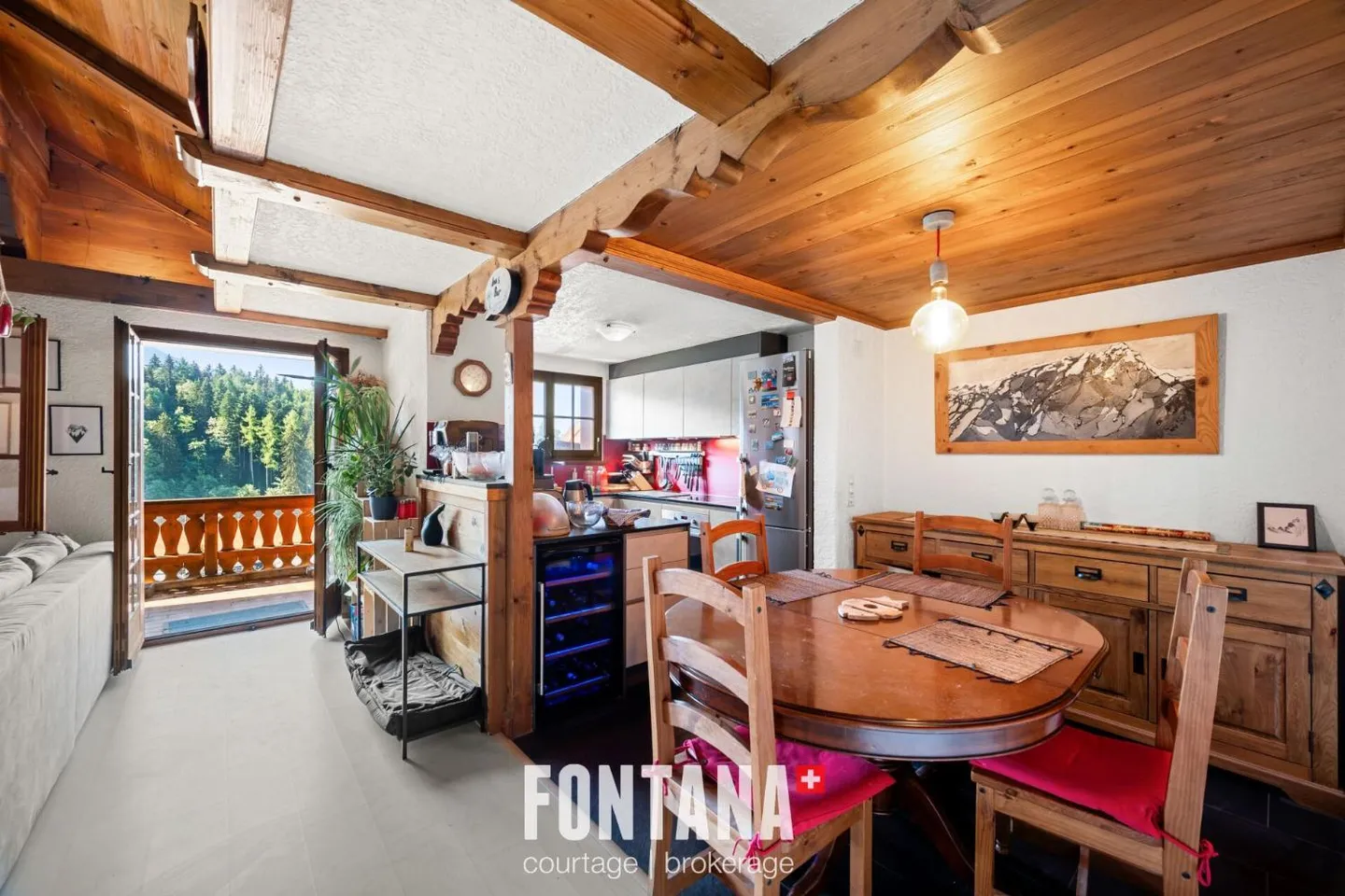 Duplex in Leysin mit Balkon - Foto 7 von 13