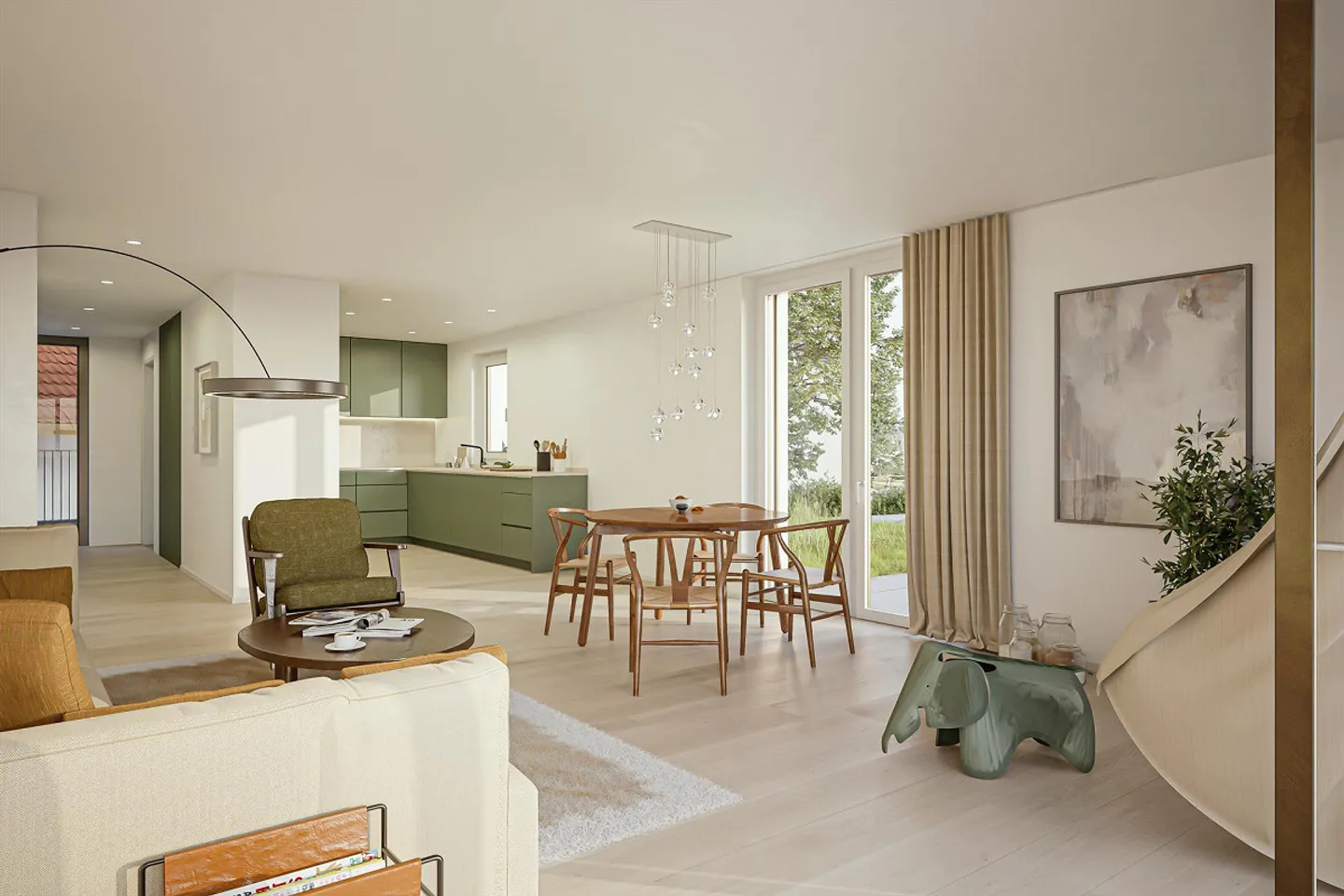 Casa a schiera in affitto - Foto 2 di 3