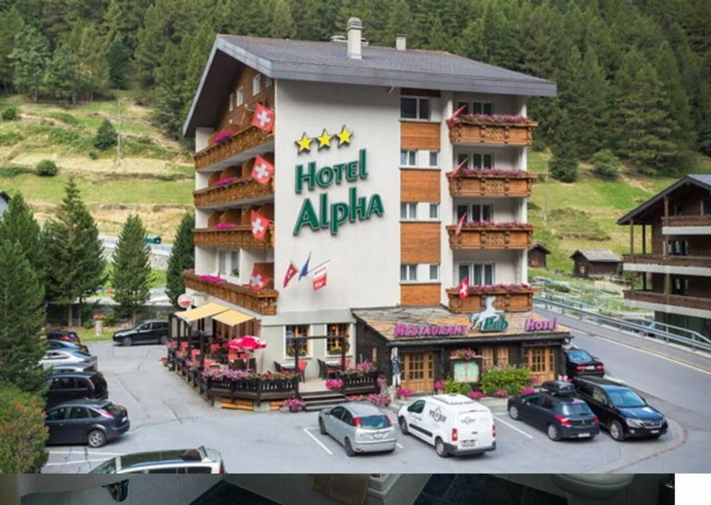 Charmantes Hotel in Saas-Grund - Foto 1 von 9