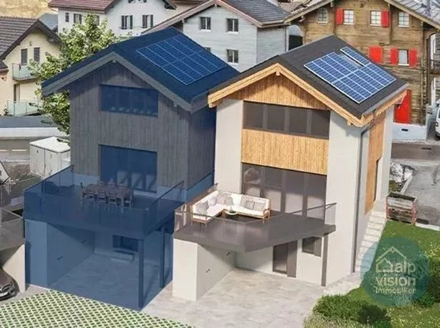 TRIPLEX VILLA 5.5 ROOMS – QUIET LOCATION IN NENDAZ 4 VALLÉES - Photo 4 of 7