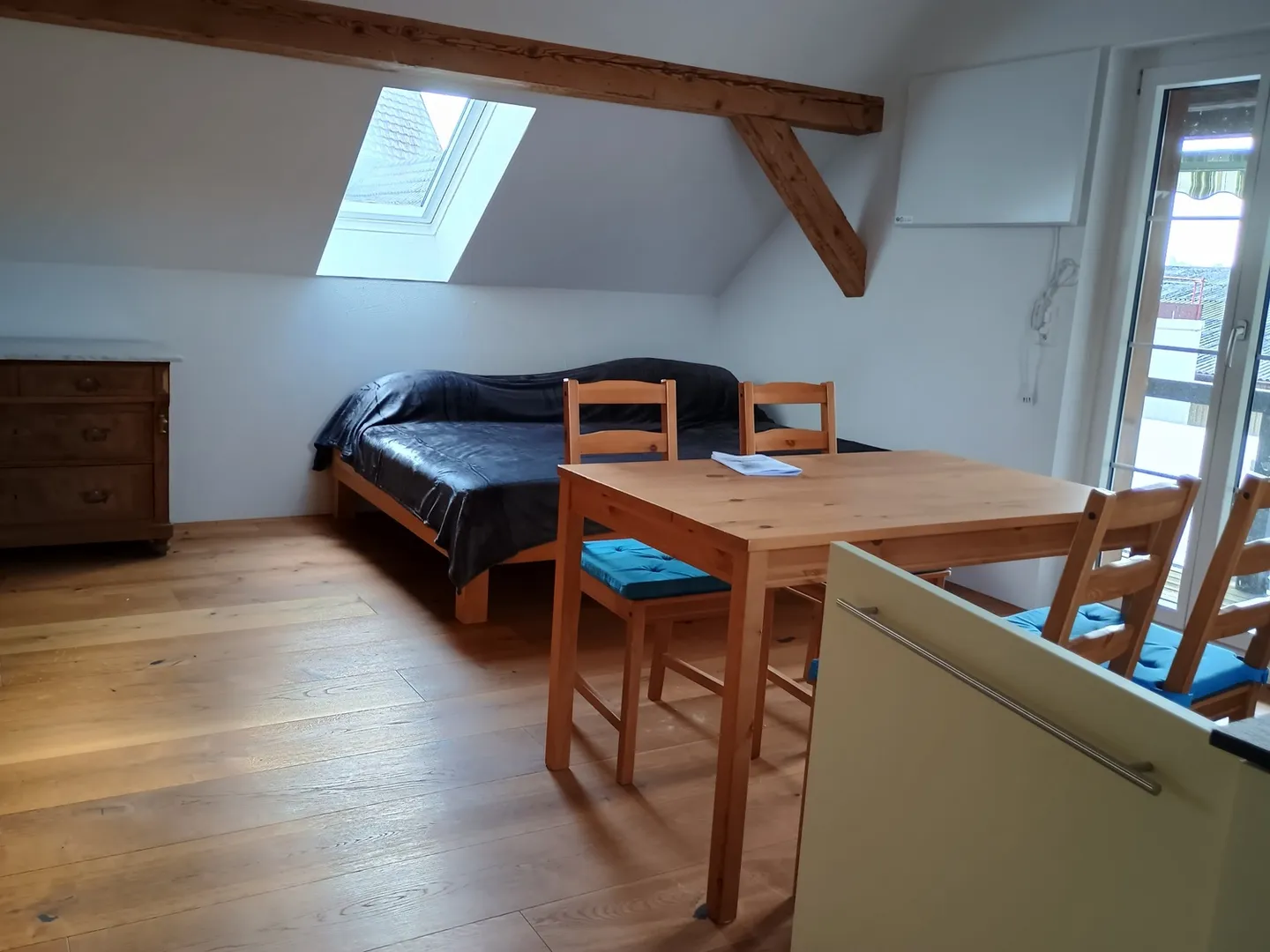 APPARTEMENT 1 PIÈCE À MATTSTETTEN (BE), MEUBLÉ, TEMPORAIRE - Photo 4 sur 6