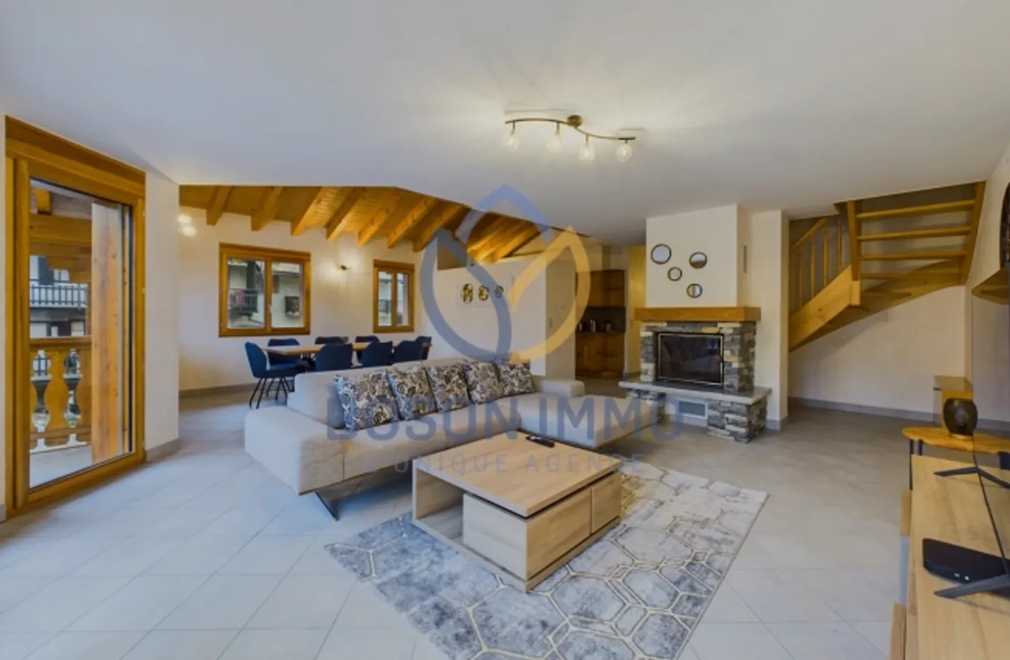 Bright Attic in Les Marécottes with Gallery and View of the Alps! - Photo 1 of 15