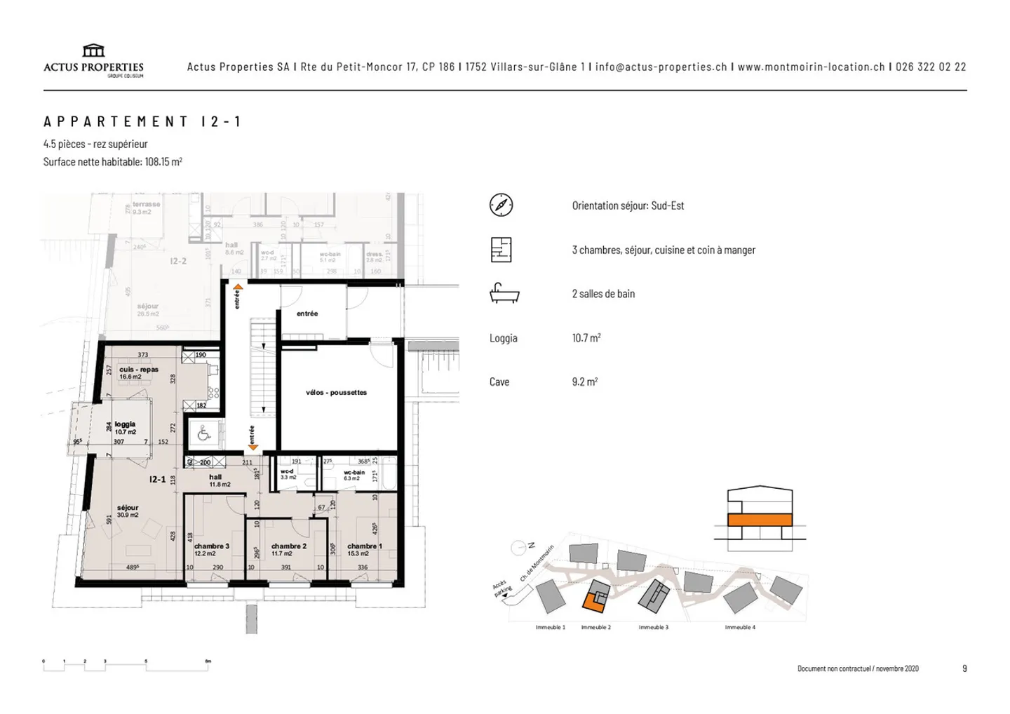 Magnificent 4.5 rooms with loggia on the upper ground floor - Photo 7 of 10