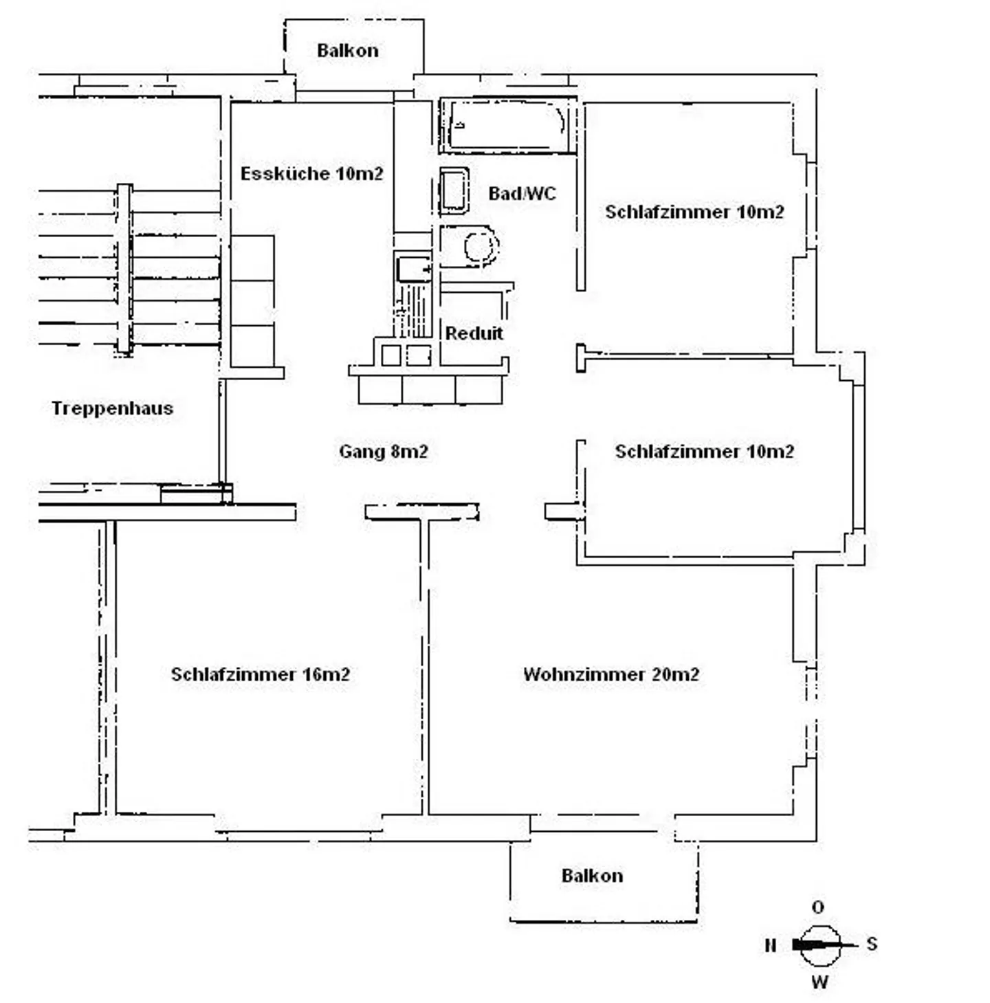 Sunny 4-room apartment with balcony in the Kreuzbleiche district - Photo 9 of 9