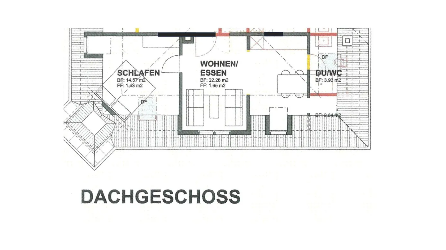 Heimelige 2.5 Zimmer-Dachwohnung an zentraler Lage - Foto 7 von 9