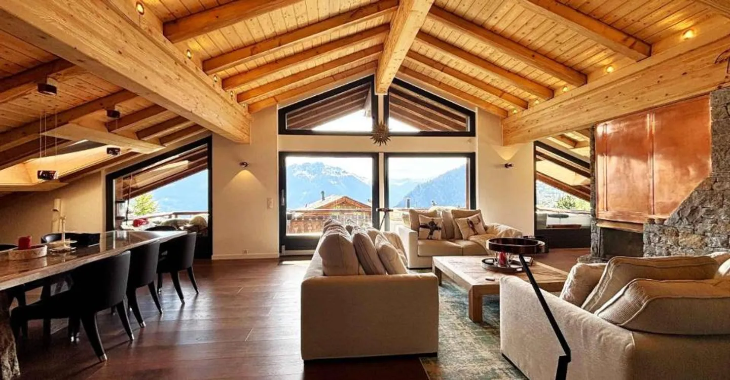 Geräumige renovierte Duplexwohnung im Herzen von Verbier - Foto 1 von 12