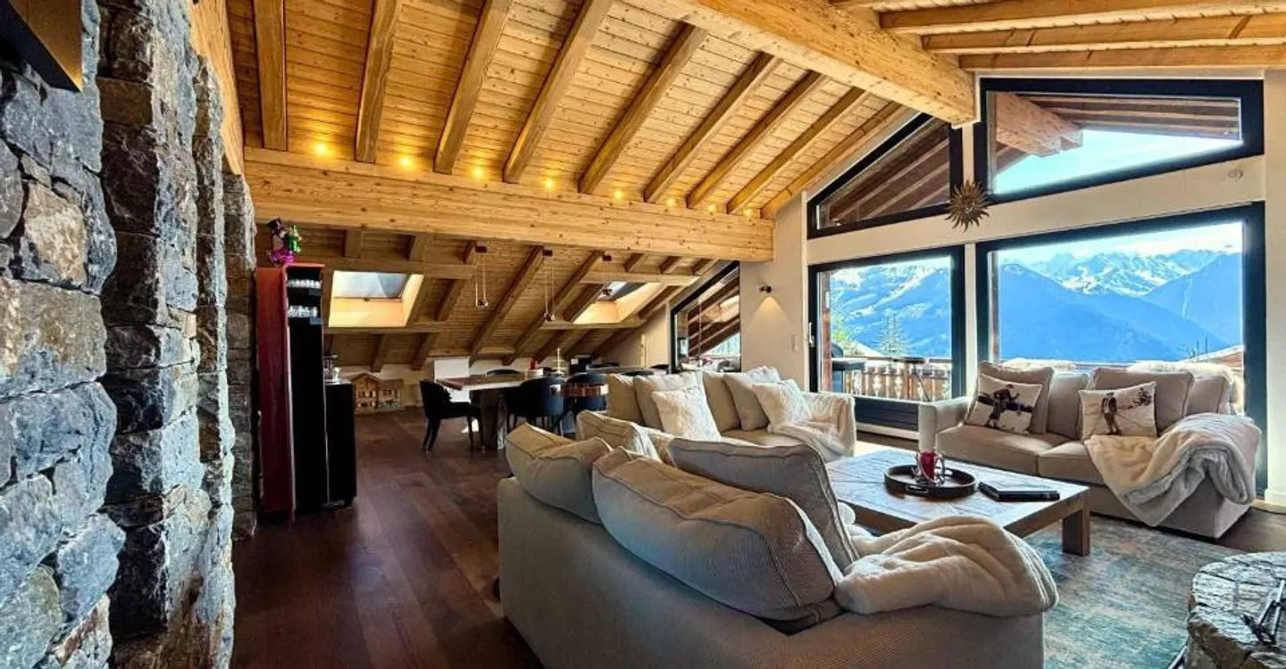 Geräumige renovierte Duplexwohnung im Herzen von Verbier - Foto 2 von 12