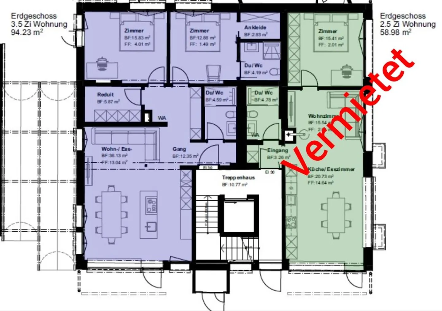 Kernsanierte Wohnung in Alpnach - Foto 5 von 6