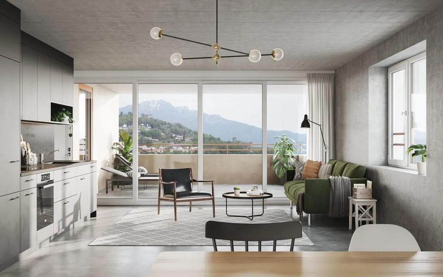 4.5 room apartments of recent construction in the center of Bellinzona - Photo 1 of 2