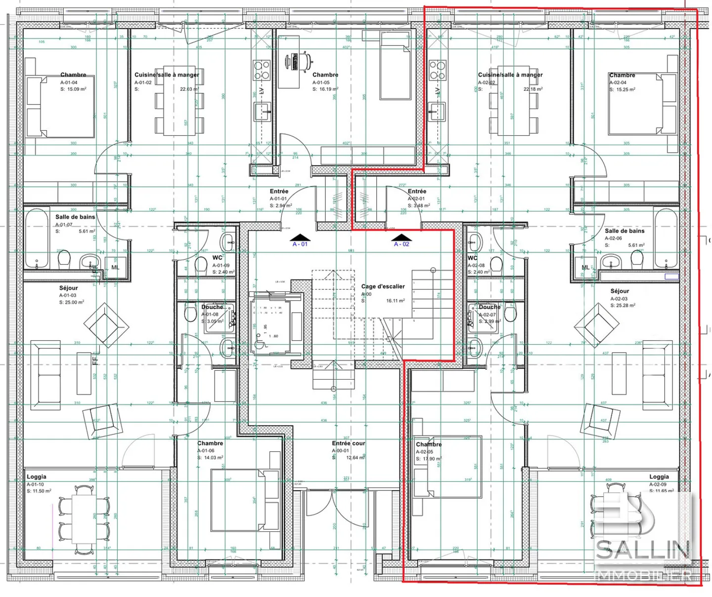Neue 3,5-Zimmer-Wohnung mit Parkplatz im Stadtzentrum - Foto 3 von 4