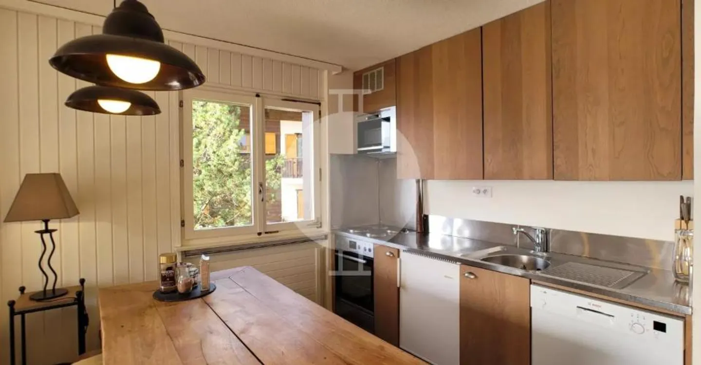 Charming 3.5-room apartment fully renovated with mountain view - Photo 6 of 9