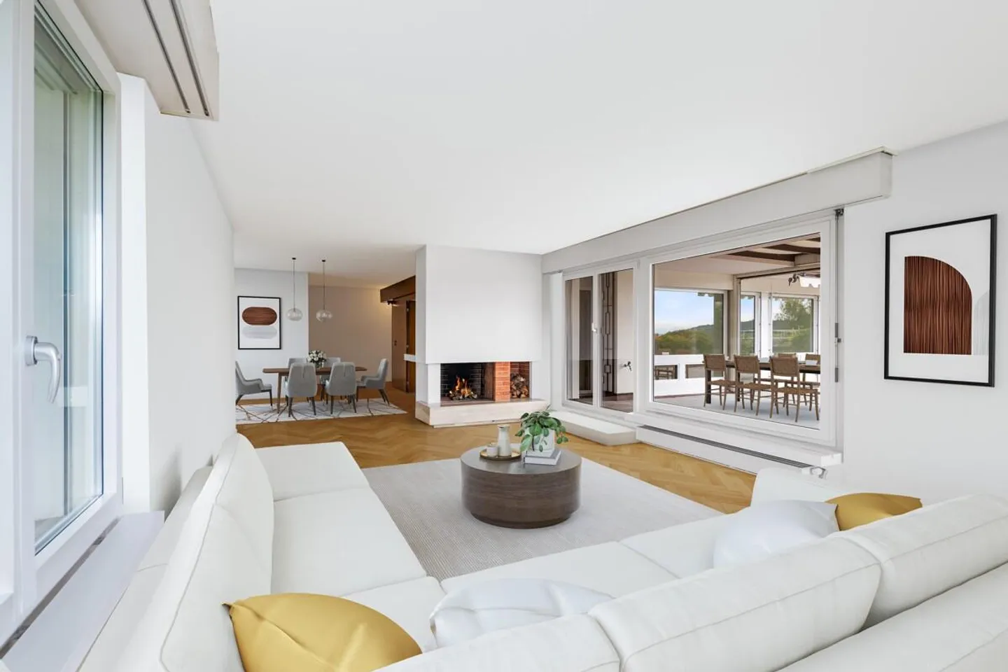 Wettswil: ampia casa a terrazza con vista lontana e potenziale - Foto 2 di 6