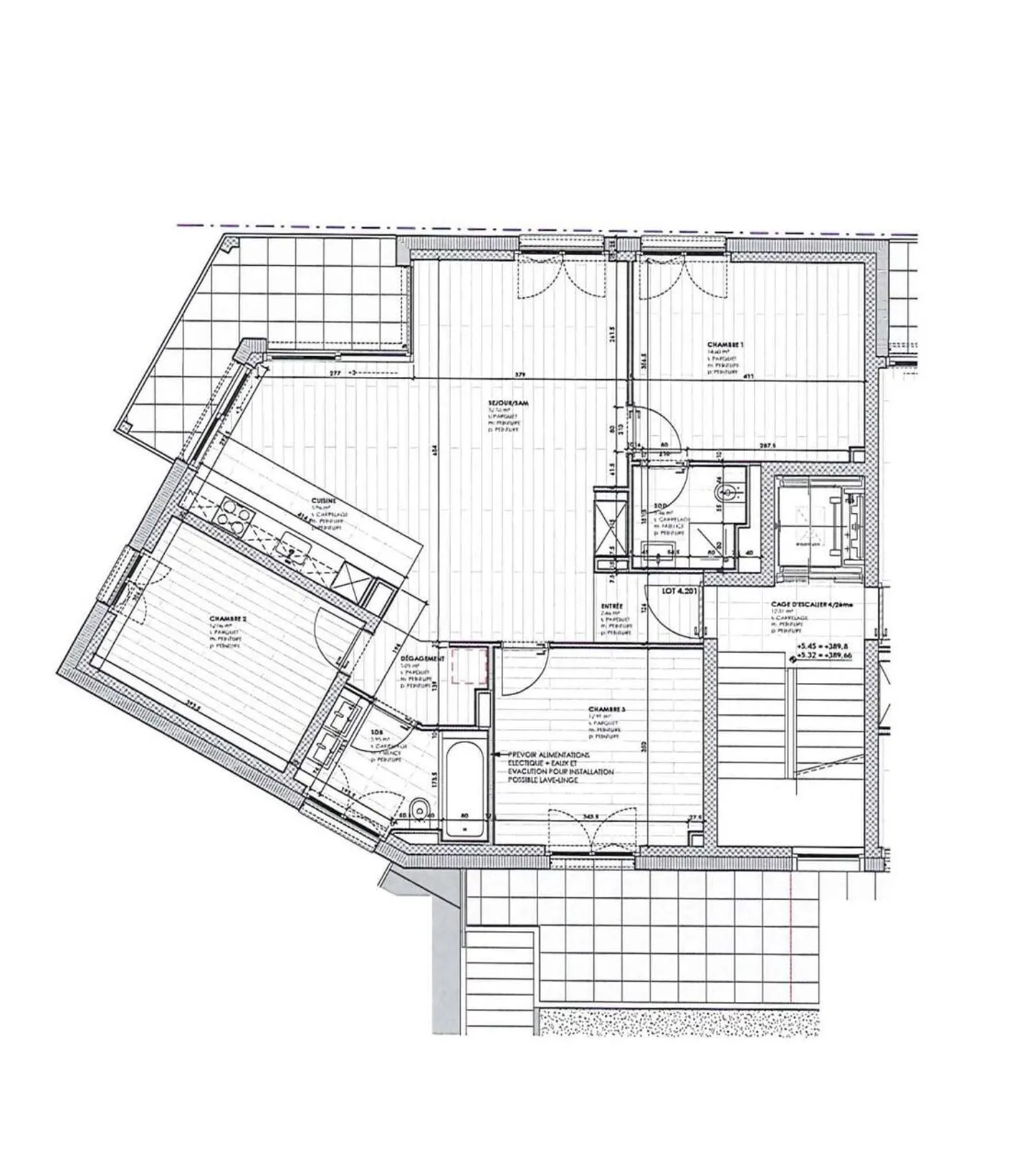 SUPERBES 4.5 Zimmer Neubau von 99 m2 mit Balkon und Terrasse - Foto 3 von 10