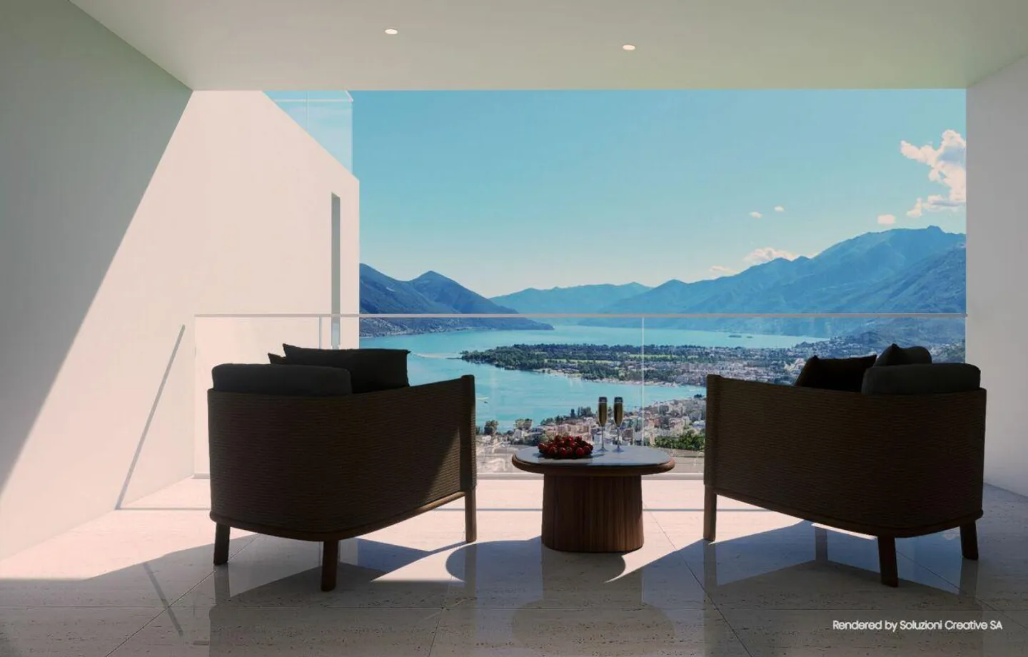 Lussuoso 3.5 locali: modernità ed eccellenza con vista lago - Foto 1 di 21