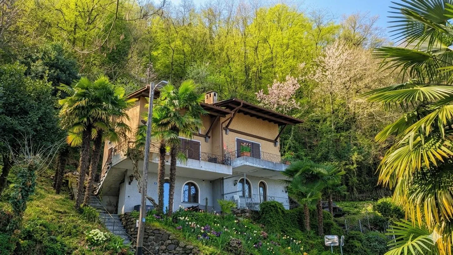Maison de vacances avec 2 studios et un cabanon au lac de Lugano - Photo 2 sur 25