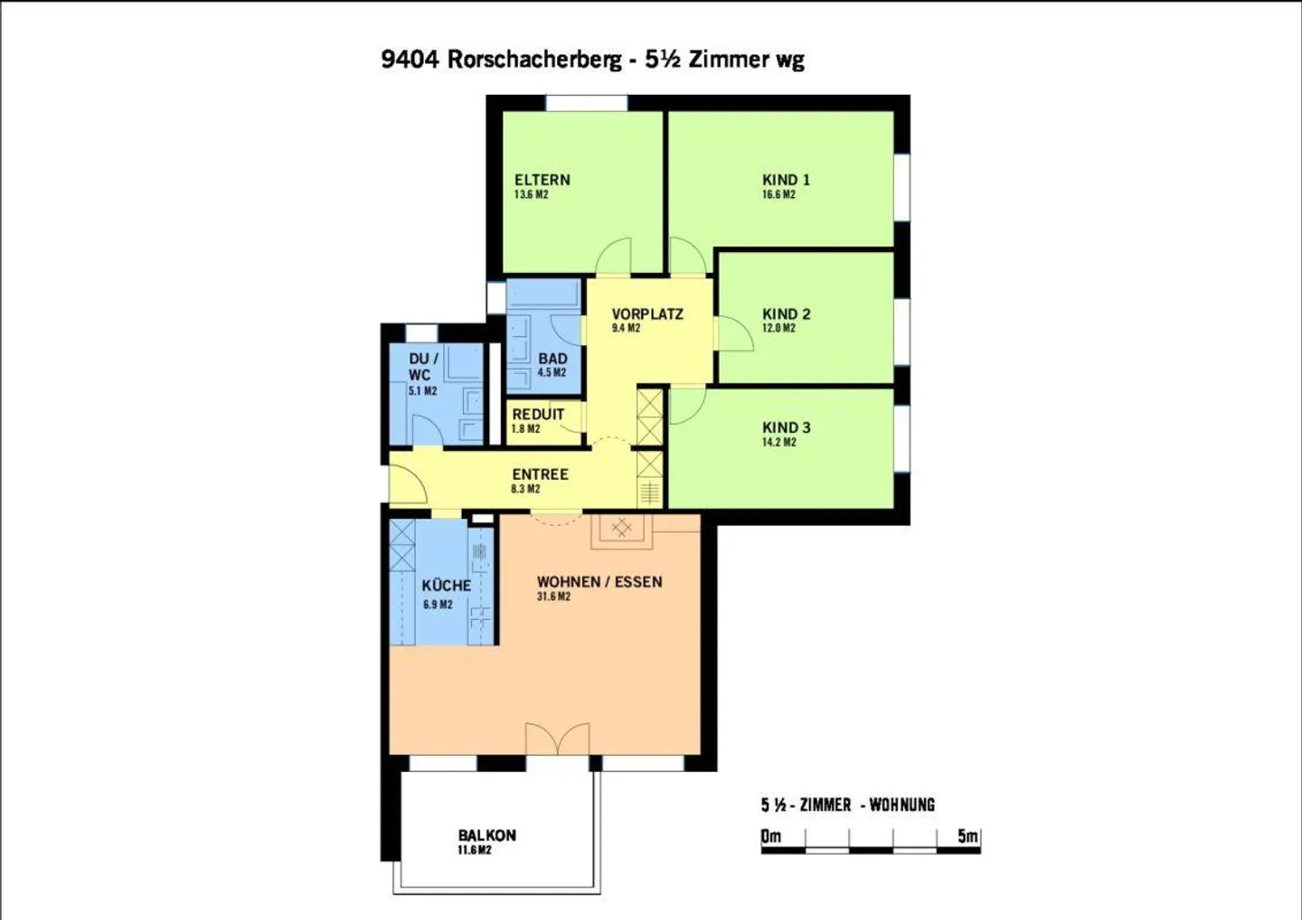 Grosszügige, helle, familiengerechte Wohnung. - Foto 2 von 9