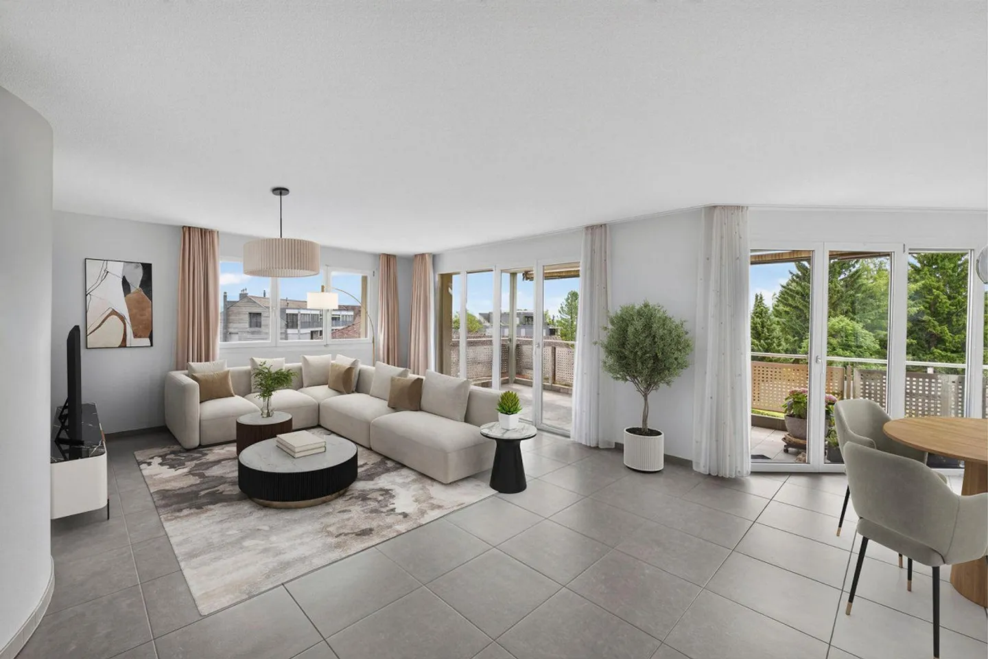 Vivre tranquillement, vivre au centre – balcon ensoleillé avec belle vue - Photo 2 sur 12