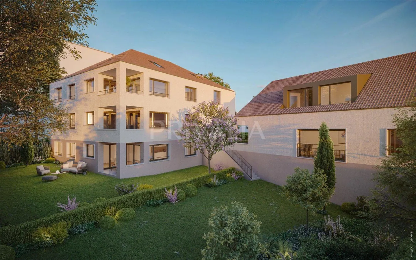 Neues Projekt - 4-Zimmer-Wohnung mit großem Garten - Foto 1 von 6