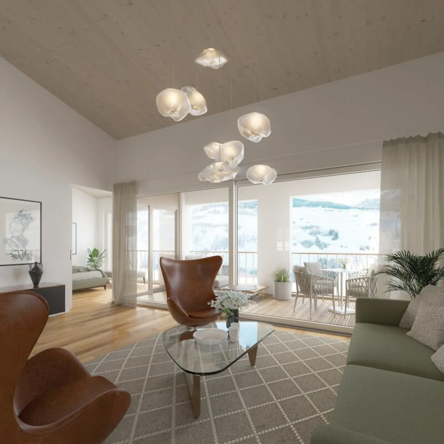 Nouvel appartement en attique de 4,5 pièces (résidence principale) - Photo 1 sur 4