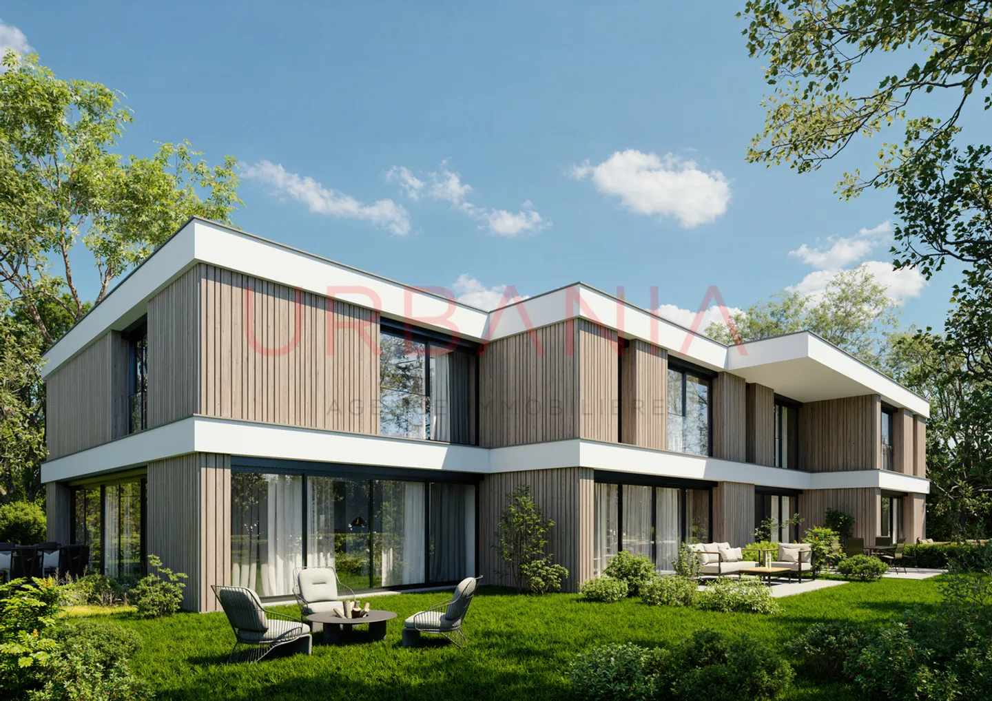 Progetto di quattro ville adiacenti "Evaux Parc" - Foto 5 di 5