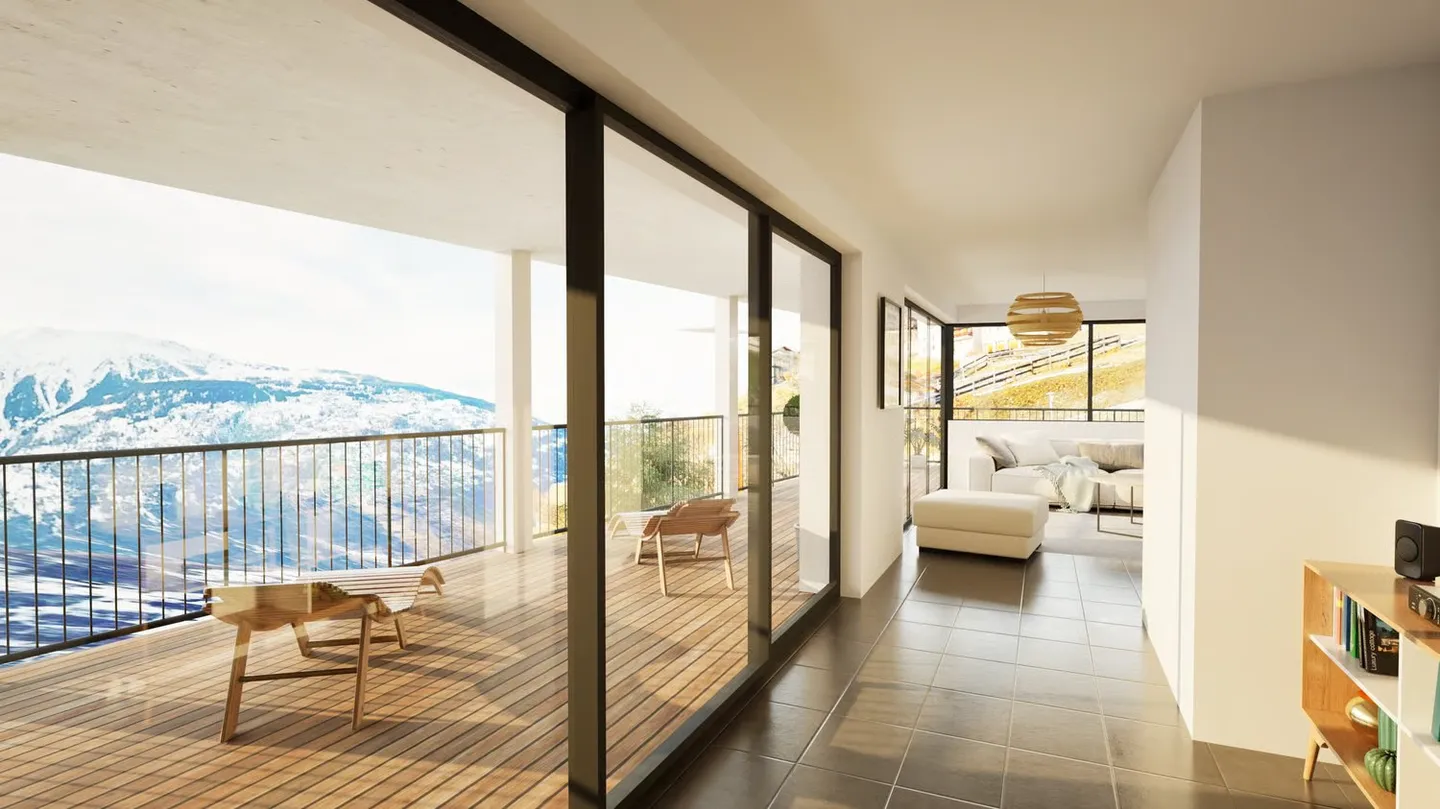 Appartamento di alta qualità con 4,5 stanze e vista mozzafiato, St-Martin, Val d'Hérens - Foto 11 di 17