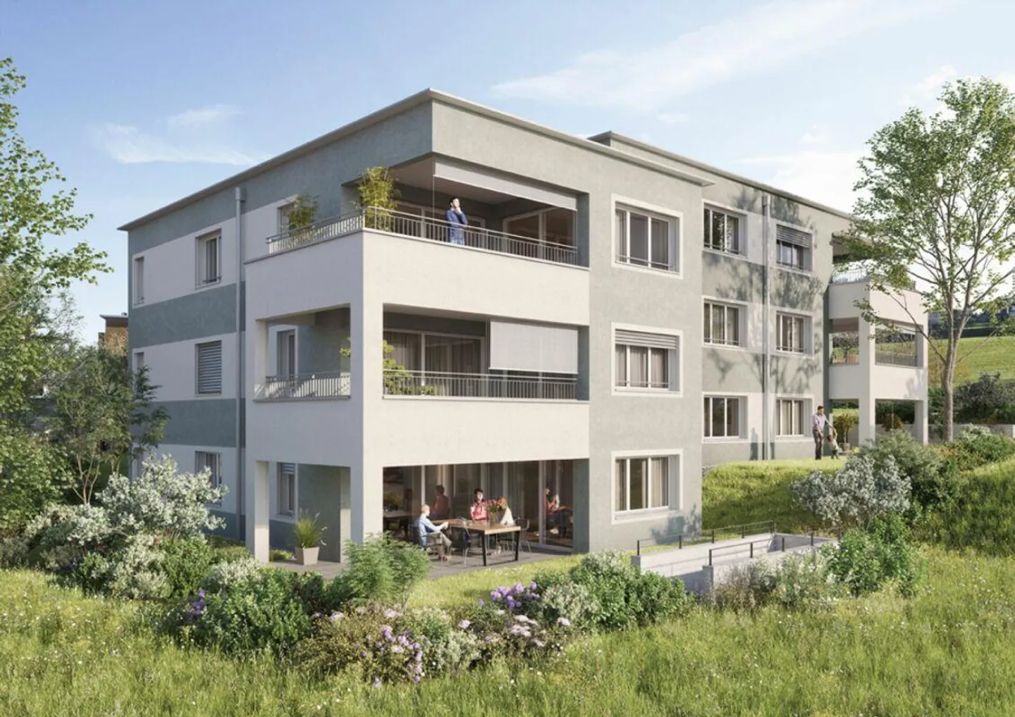 Nouveau projet de construction | Minergie | 128 m² | Appartement 4.5 pièces au dernier étage - Photo 3 sur 11
