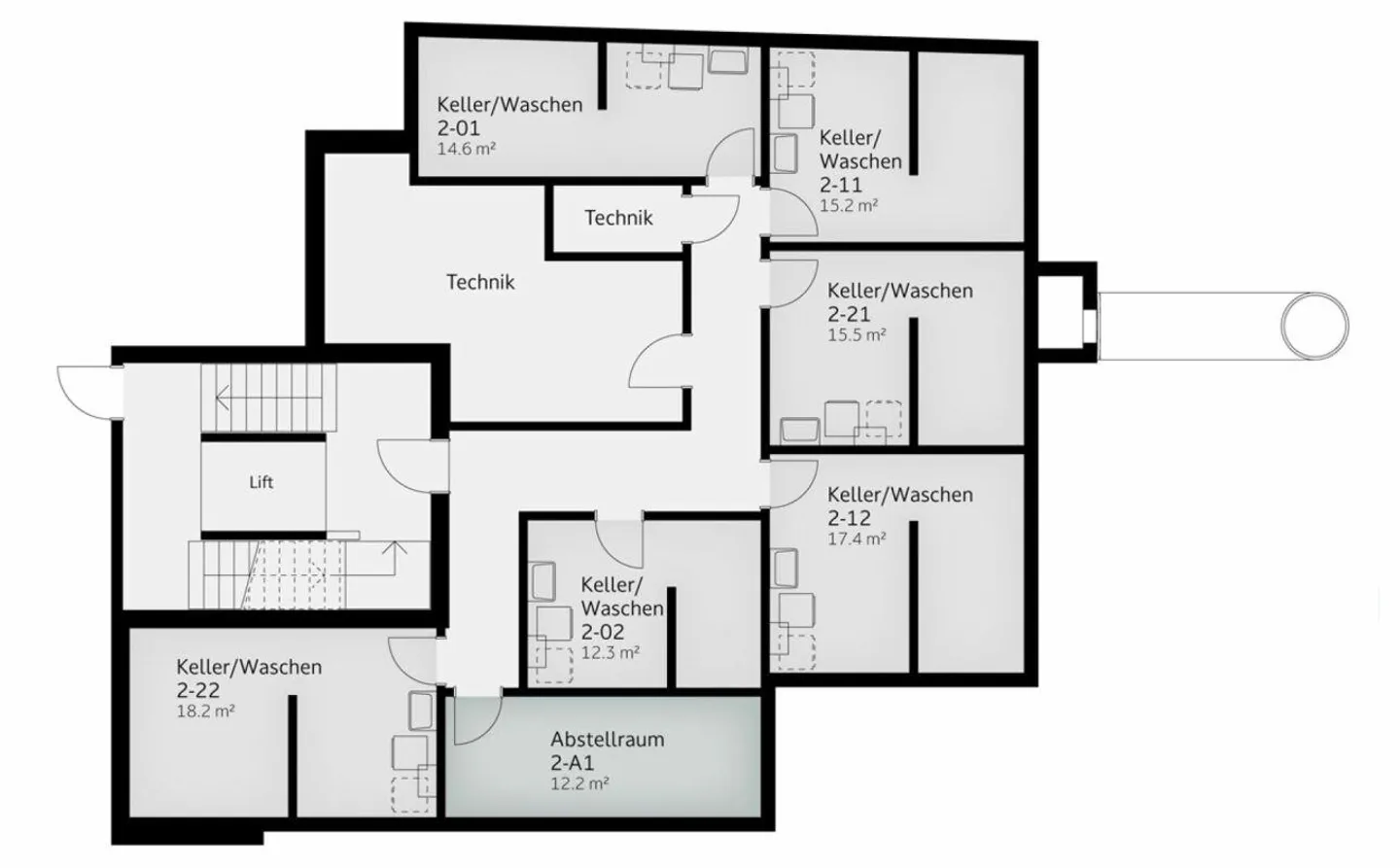 Nouveau projet de construction | Minergie | 128 m² | Appartement 4.5 pièces au dernier étage - Photo 10 sur 11