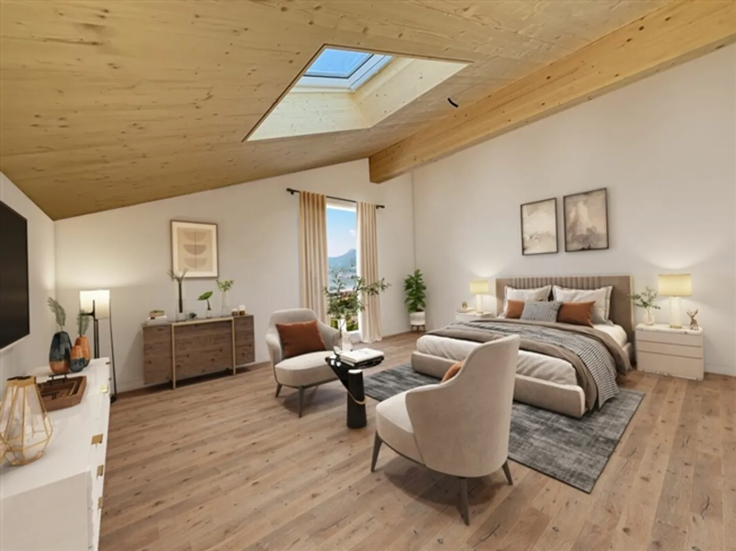 New building in chalet style, detached, modern and with attractive views over Lake Thun towards Niesen and Thun - Photo 18 of 18