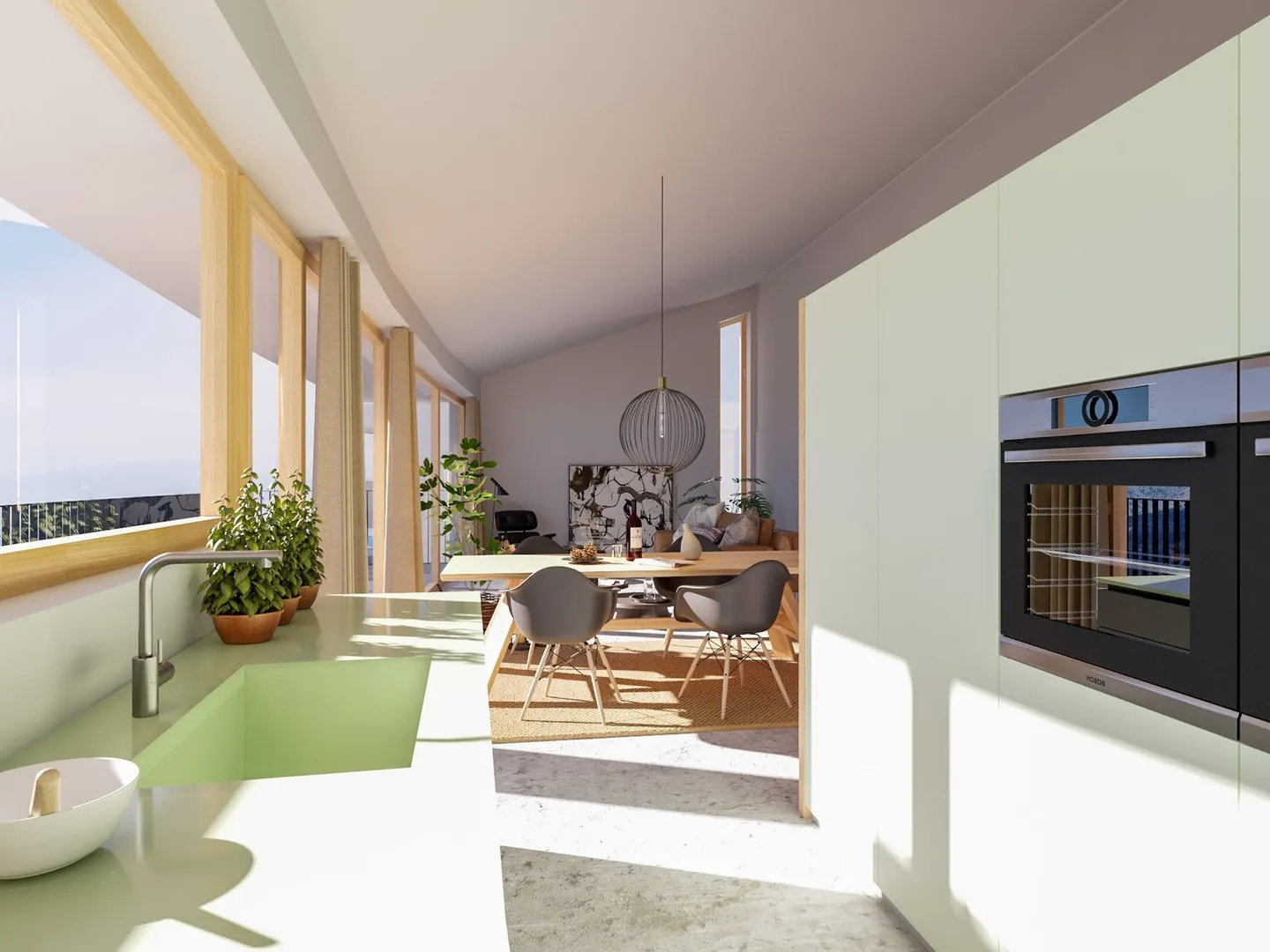 Neubau: 3.5-Zimmer und 4.5-Zimmer Terrassenwohnung in Schinnas, Scuol - Foto 3 von 16