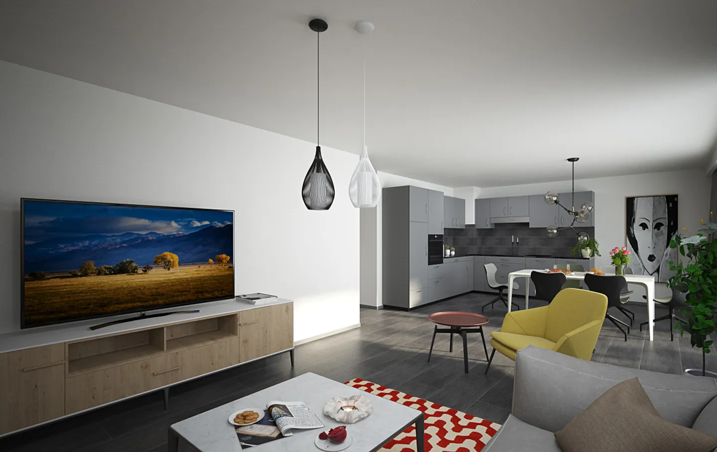 Appartamento spazioso con balcone - Foto 3 di 6