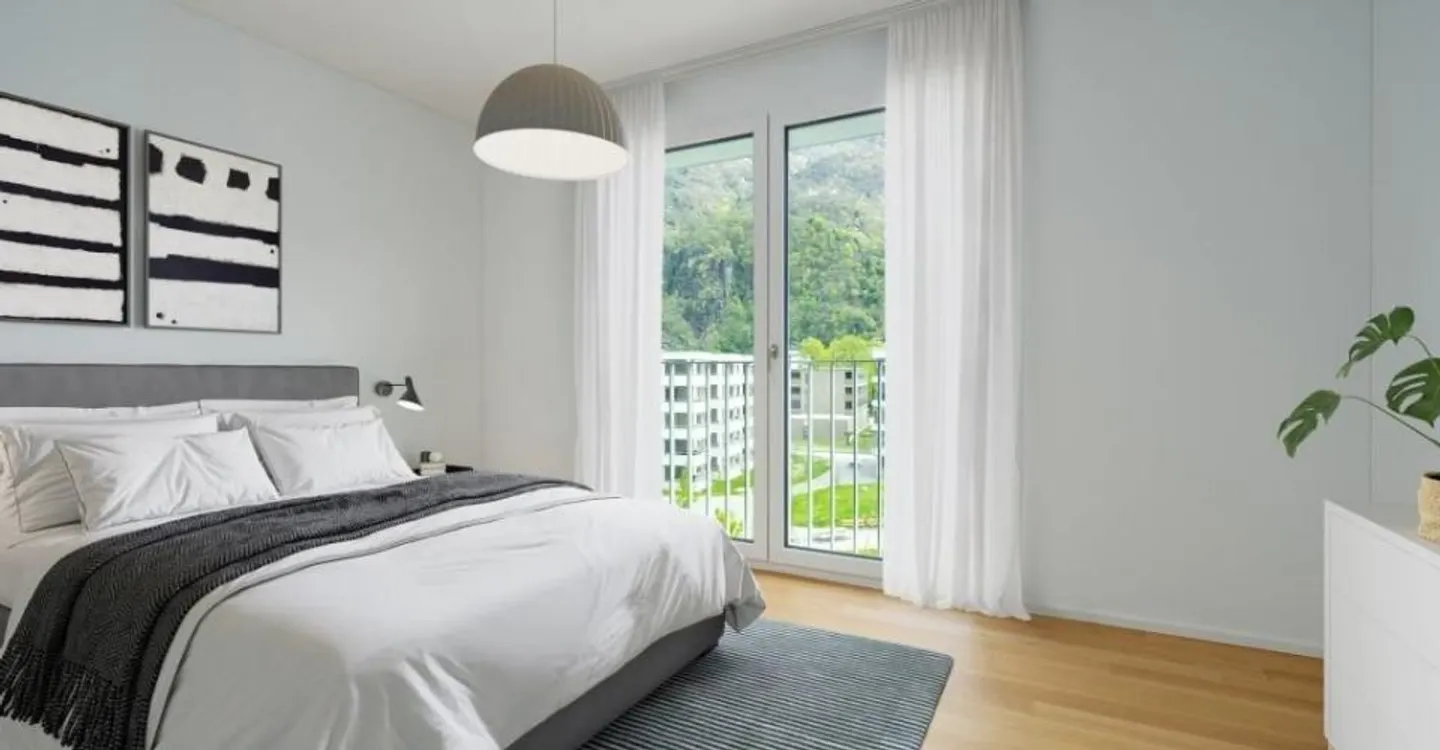 Appartement spacieux et moderne de 3.5 pièces à louer, entouré de verdure - Photo 4 sur 10