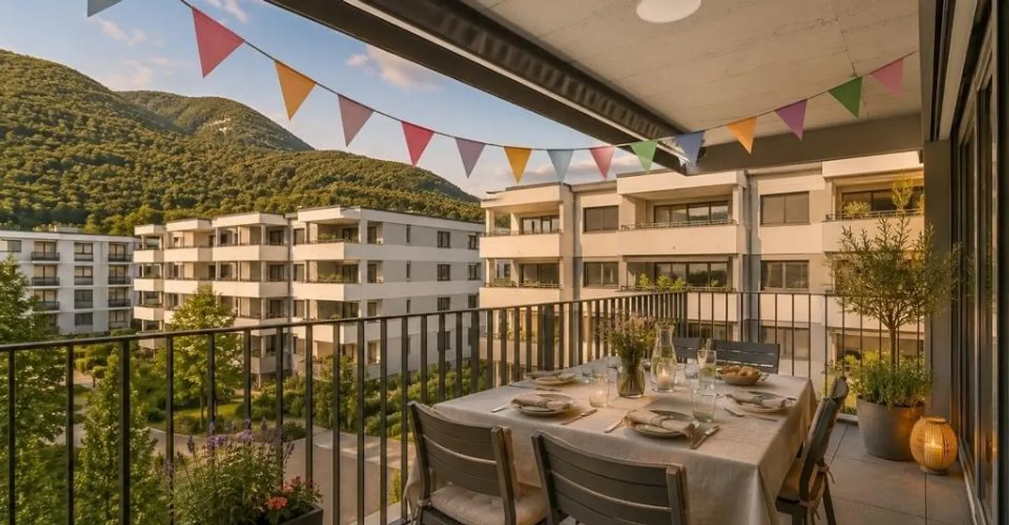 Appartement spacieux et moderne de 3.5 pièces à louer, entouré de verdure - Photo 9 sur 10