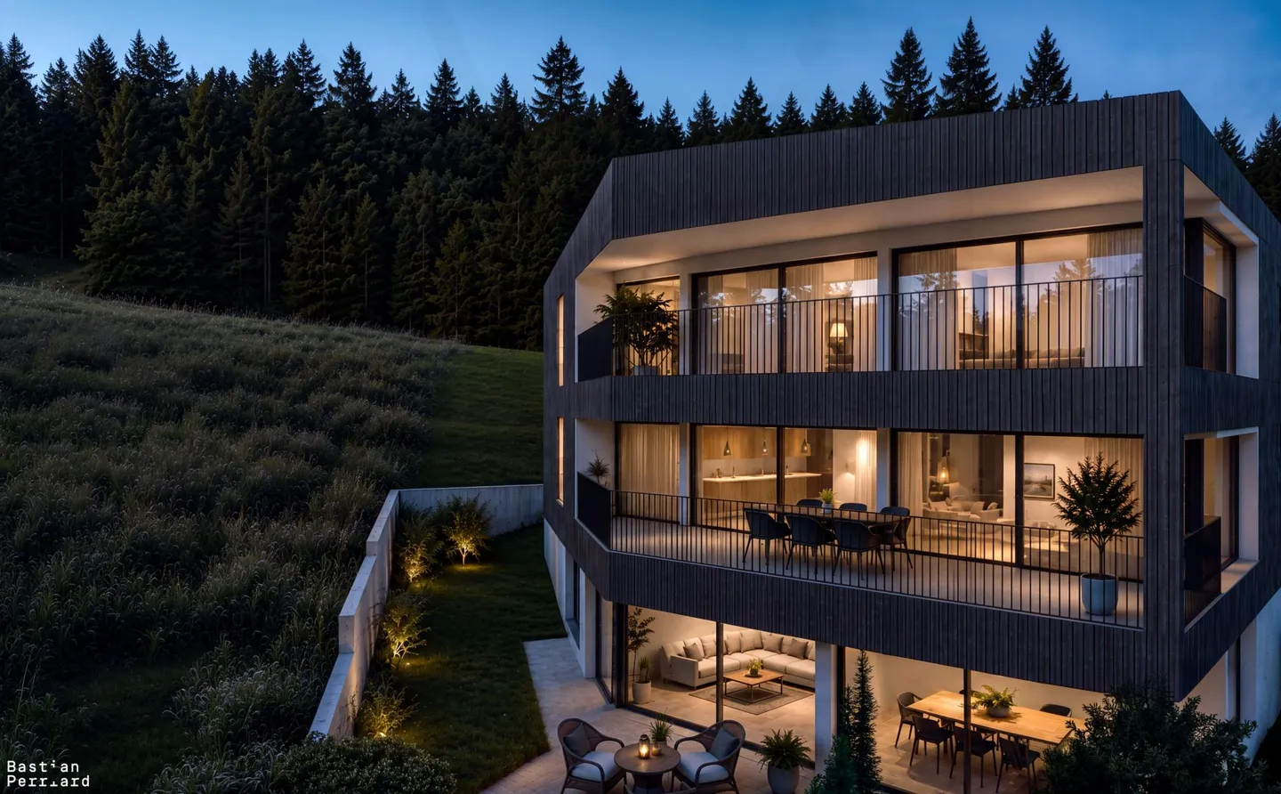 Villa contemporaine à Gruyère - Photo 3 sur 9
