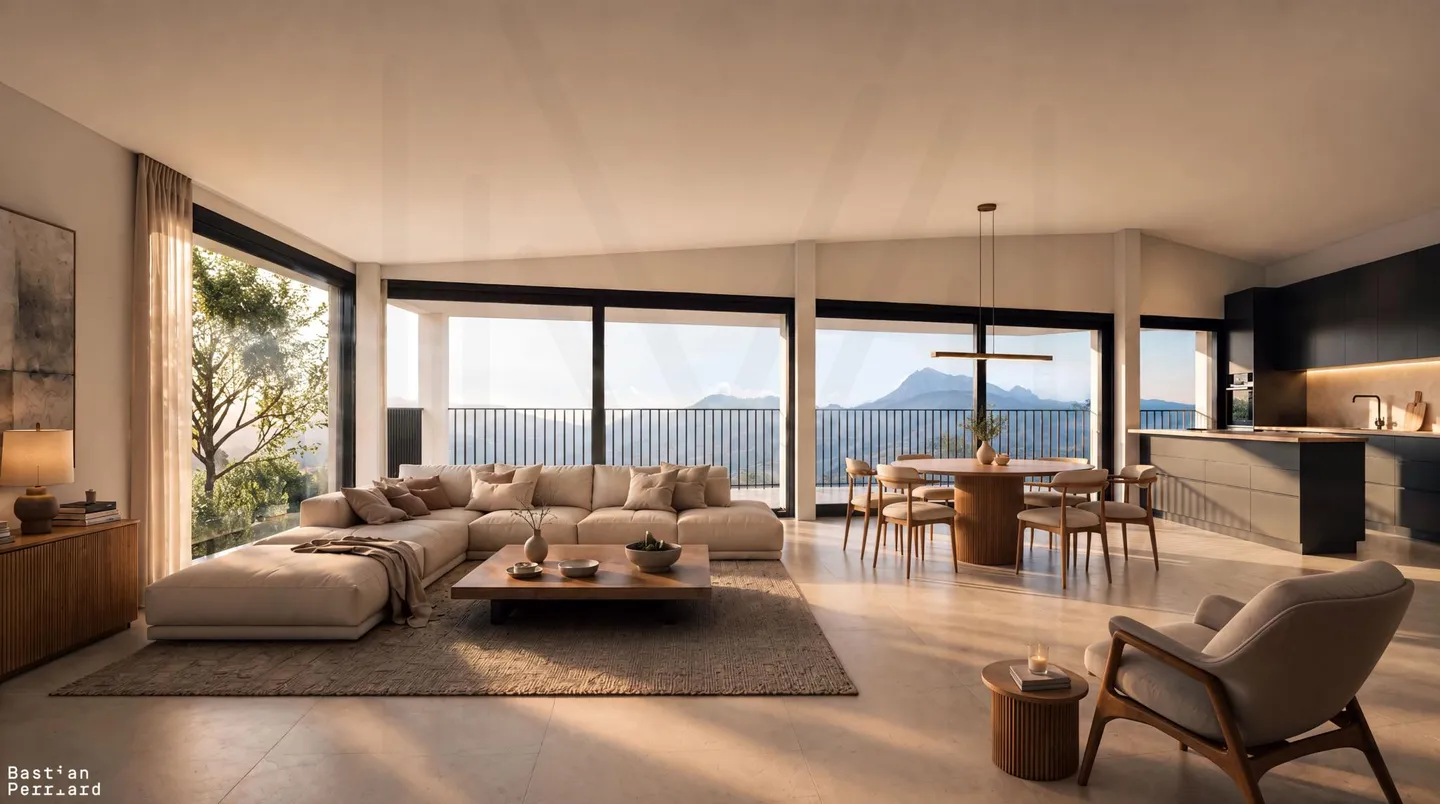 Villa contemporaine à Gruyère - Photo 8 sur 9