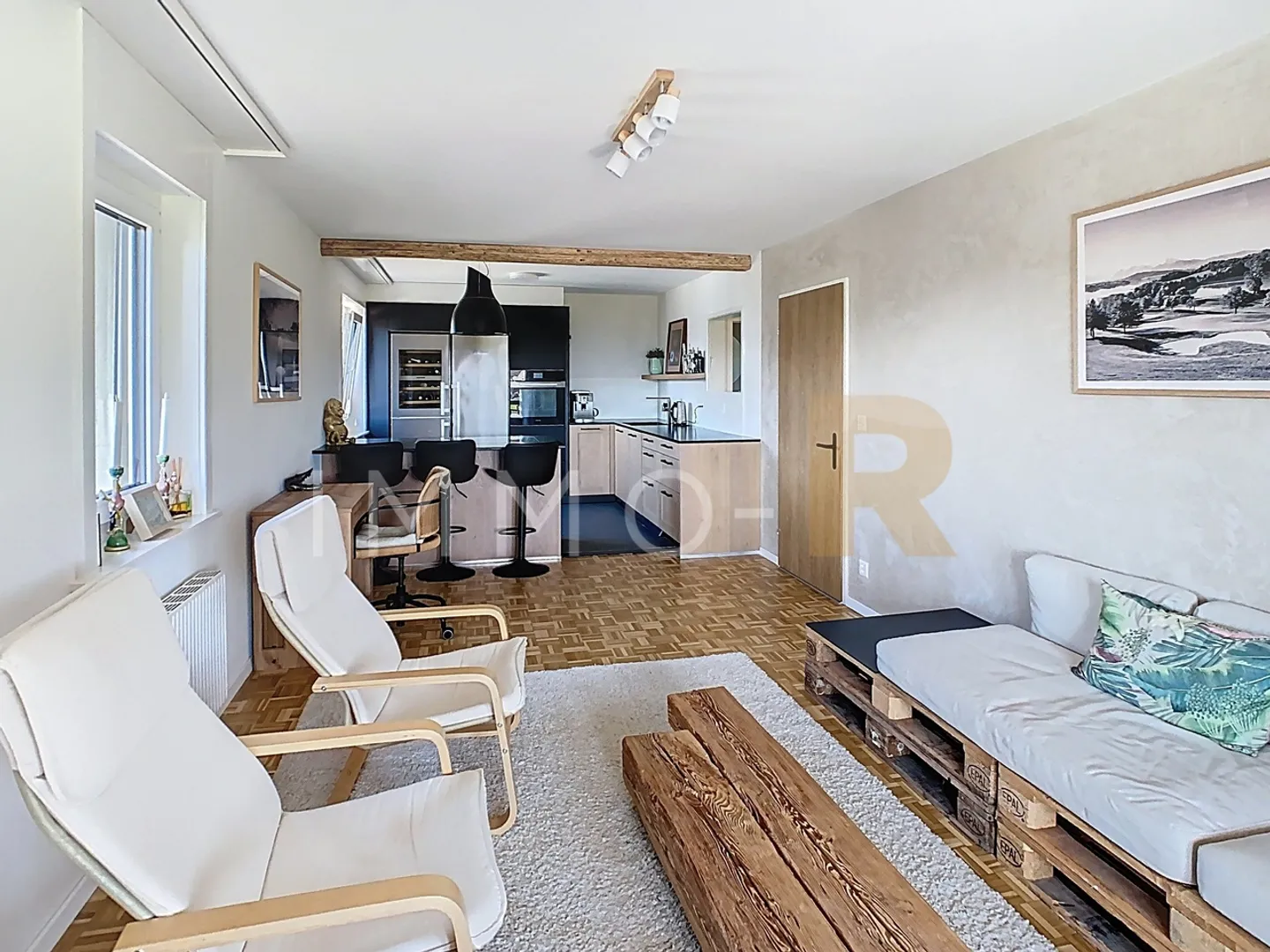 Magnificent 3.5-room apartment completely renovated - Photo 5 of 12