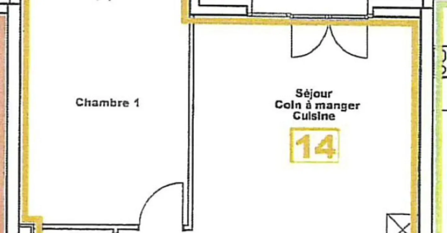 Schöne 2,5-Zimmer-Wohnung zur Miete in Fribourg! - Foto 3 von 3