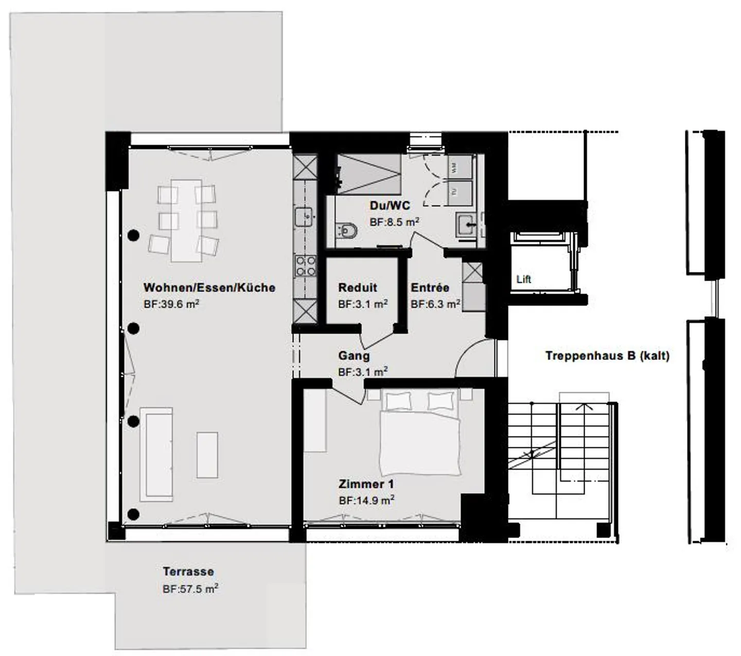 Appartements neufs de haute qualité au cœur de Dachsen - Photo 11 sur 11