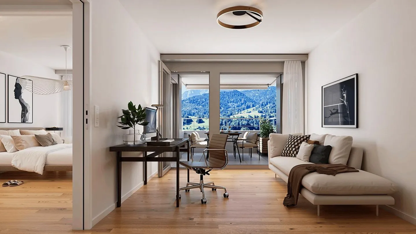 Moderne Wohnung mit Pilatusblick - Foto 6 von 10