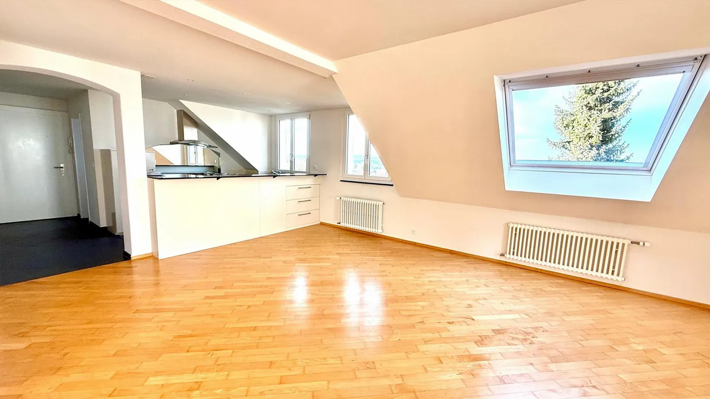 Spazio abitativo sopra i tetti di Berna - moderno attico di 3,5 stanze con vista - Foto 4 di 13