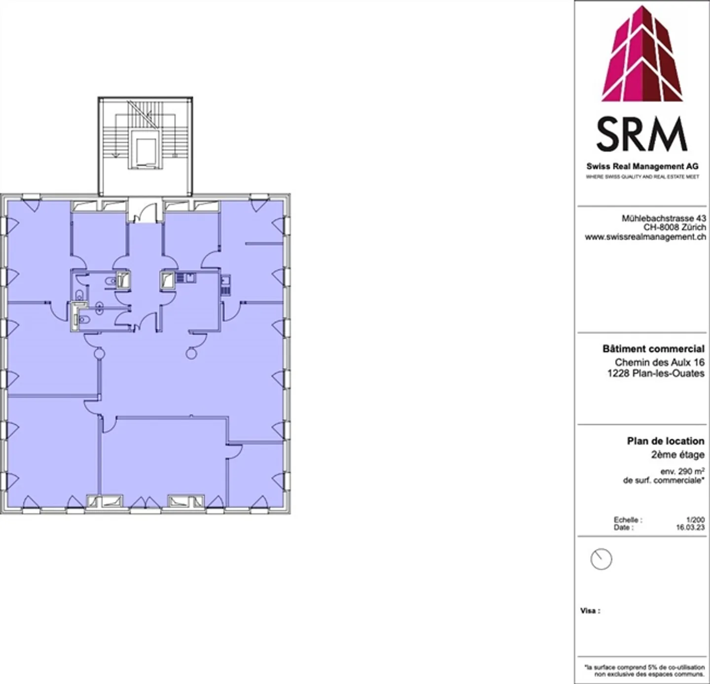 «Magnifici locali di circa 290m2 al 2° piano del CTN 16» - Foto 12 di 13