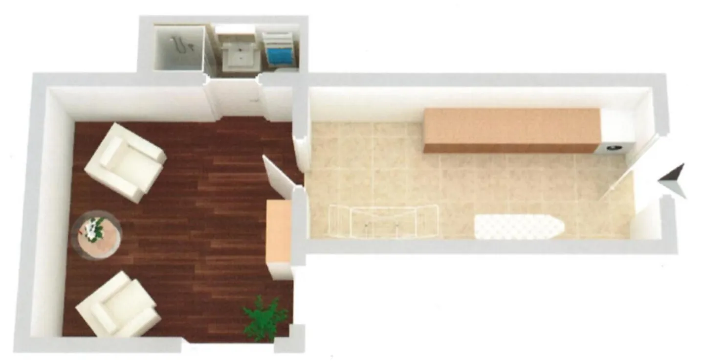 Studio confortable dans le vert - Photo 4 sur 4