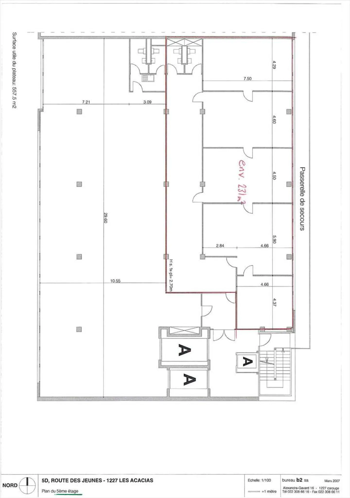 Espace pour atelier ou bureau de 231 m² à Carouge - Photo 4 sur 6