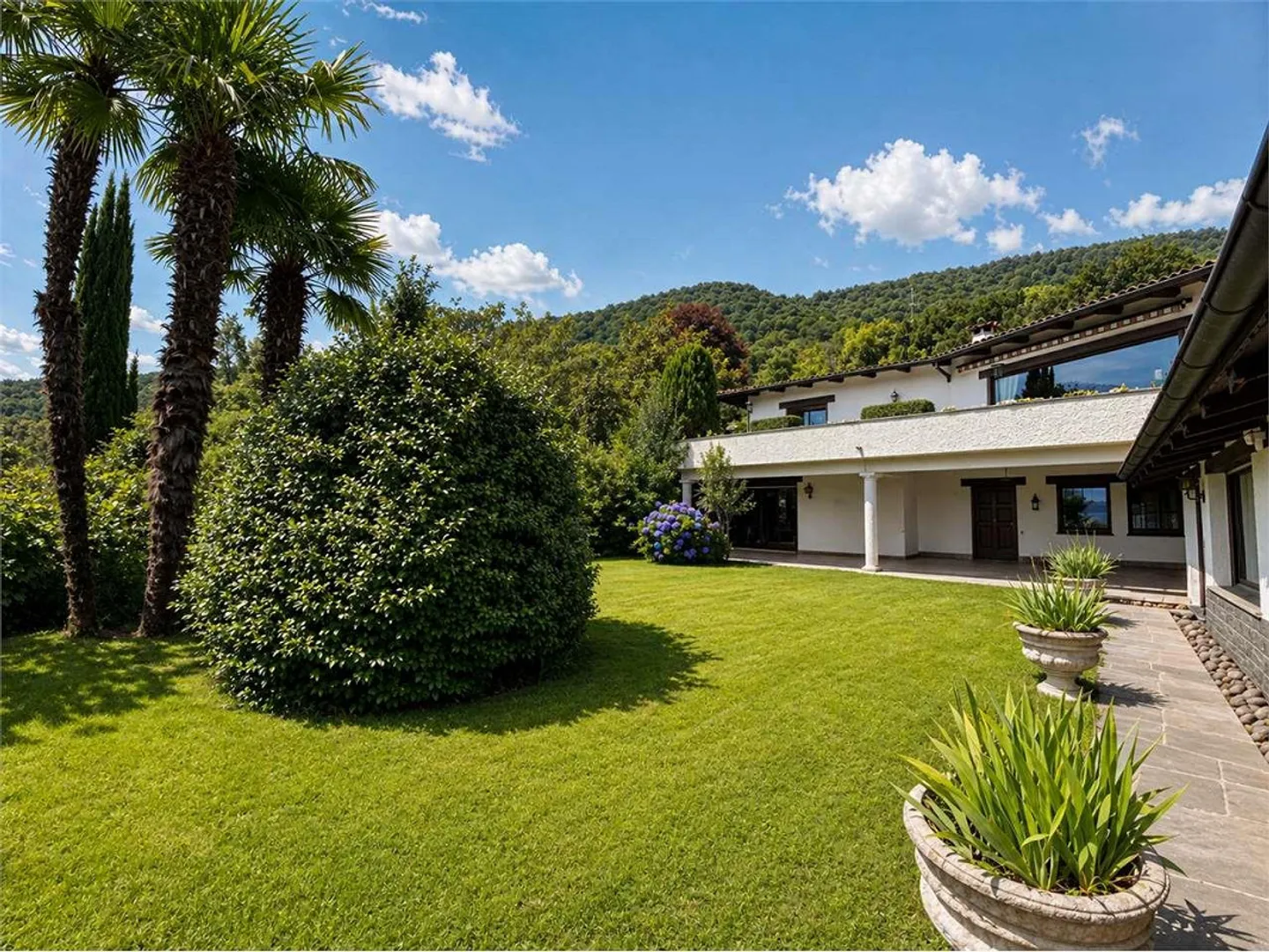 Villa avec vue sur le lac de Lugano et grand espace spa - PURA - Photo 1 sur 13