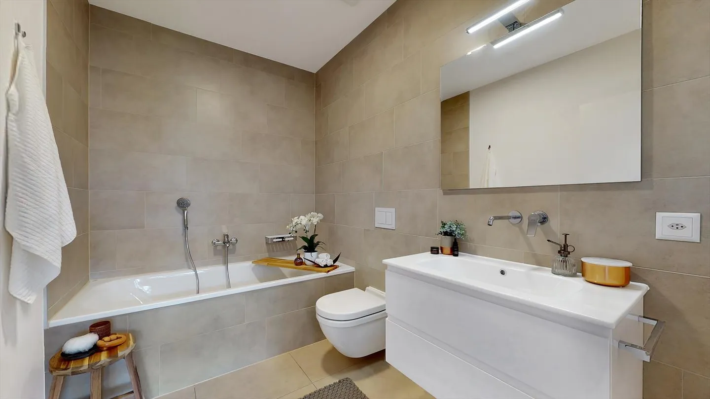 Top floor with modern style 3.5 rooms in the Parco Cornaredo residence - Photo 5 of 8