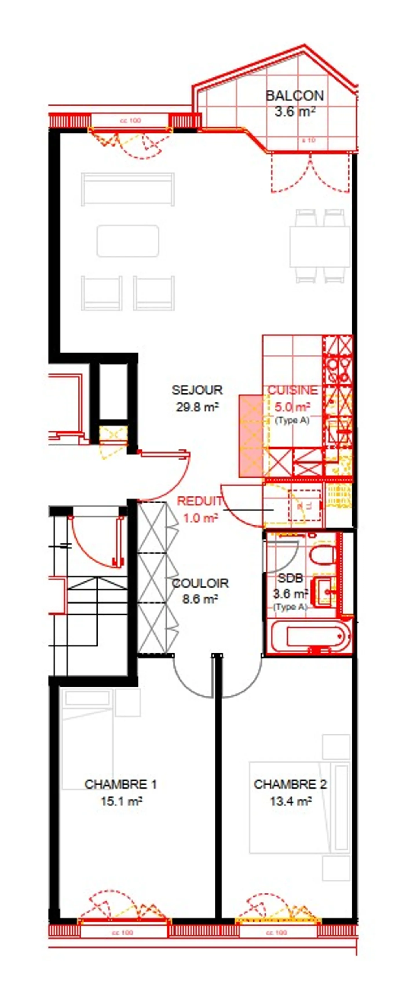 Appartement 3.5 pièces rénové - Photo 6 sur 6