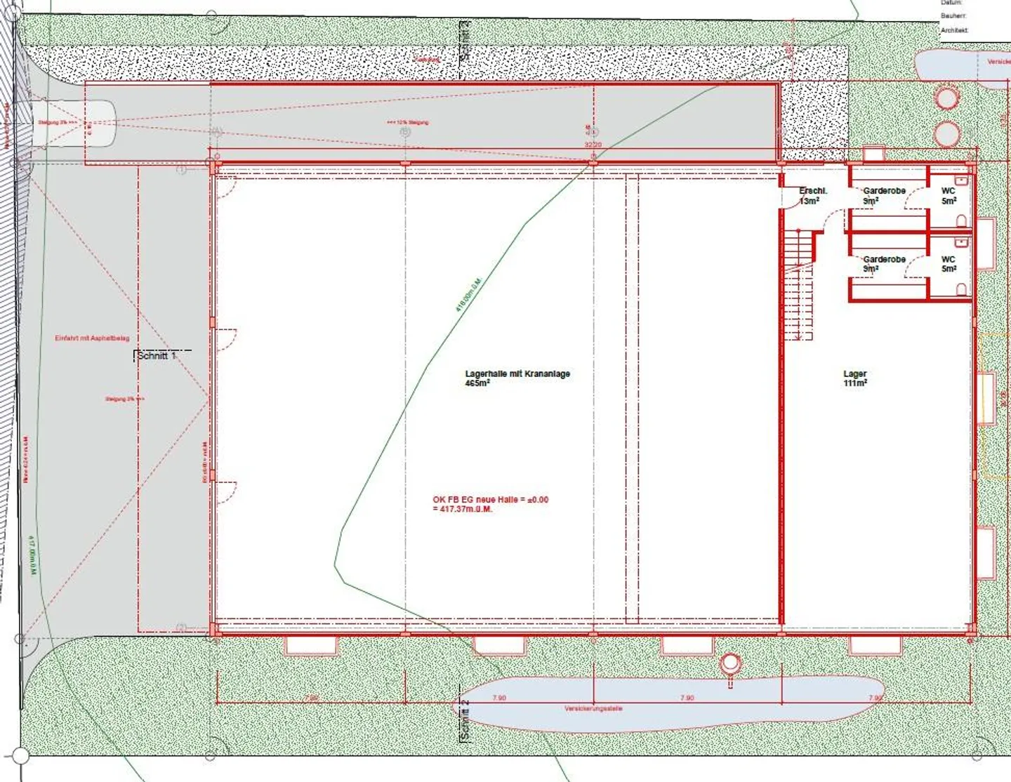 640 a 1400 m2 di magazzino, hall di assemblaggio, hall commerciale - Foto 3 di 6