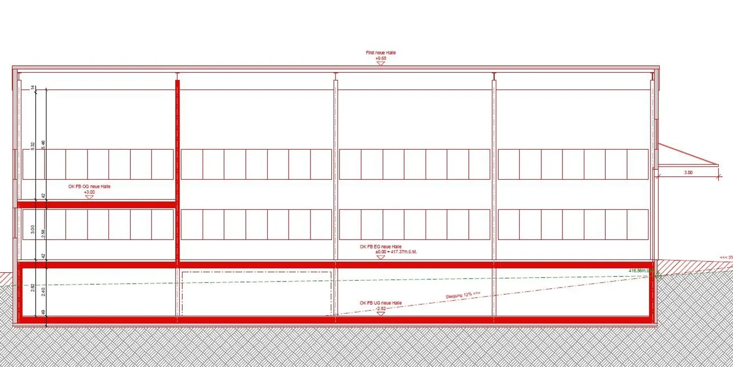 640 a 1400 m2 di magazzino, hall di assemblaggio, hall commerciale - Foto 4 di 6