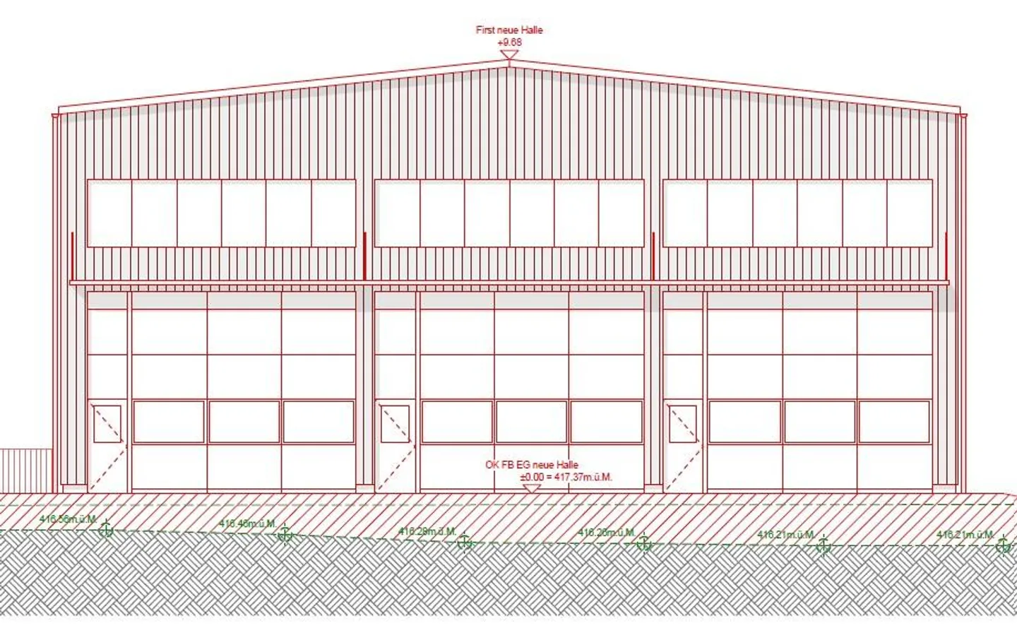 640 a 1400 m2 di magazzino, hall di assemblaggio, hall commerciale - Foto 5 di 6