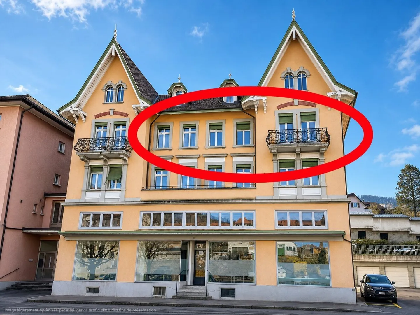 Charmant appartement 4.5 pièces rénové avec garage - Foto 10 von 19