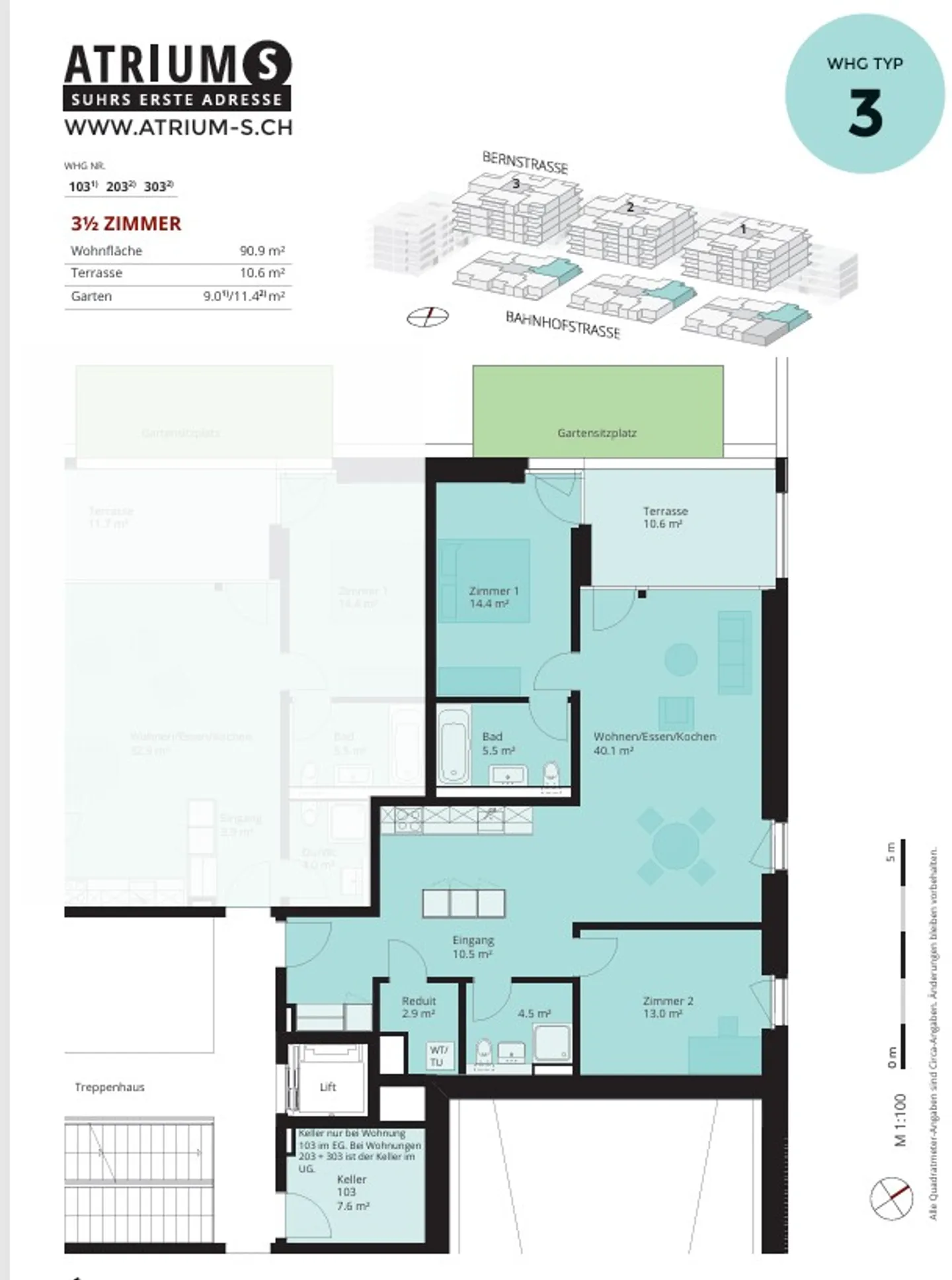 Attraktive Wohnung in Suhr - Foto 6 von 6